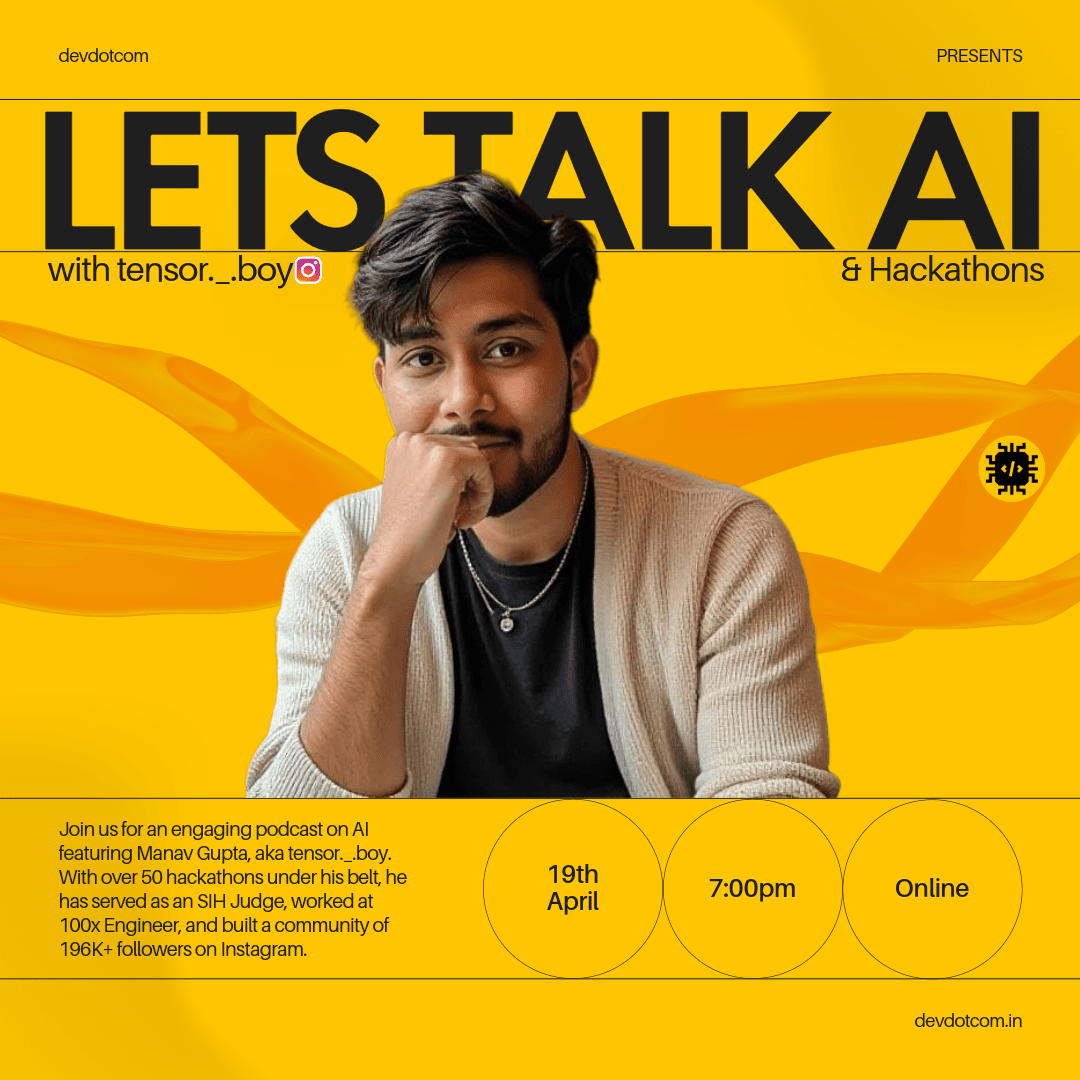 Let's Talk AI & Hackathons with tensor._.boy - Image 1